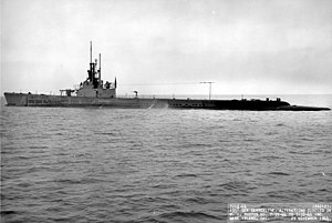 USS Gato (SS-212), off Mare Island, California, November ۱۹۴۴