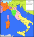 Italia în 1829.