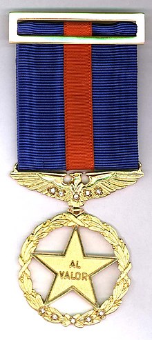 Miniatura para Al valor (Medalla de Chile)