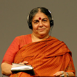 Vandana Shiva, Right Livelihood Award 1993, at...