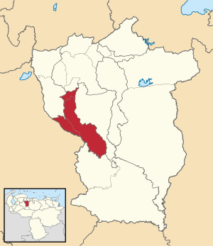 Location in Cojedes