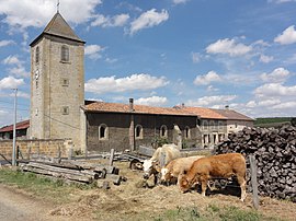 The church in Villers-lès-Mangiennes