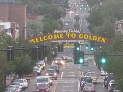 A view of downtown Golden