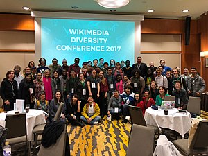 Wikimedia Diversity Conference 2017 in Stockholm, Group picture. Can you find me here?