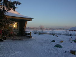 Primary school in the village of Gavrilovskaya in Kargopolsky District