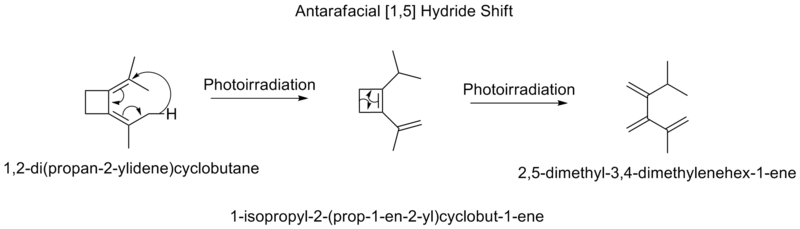 Antarafacial [1,5] Hydride Shift