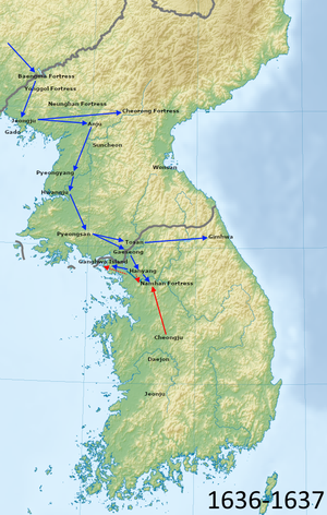 Поход на Корею в 1636