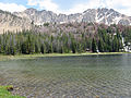 Fourth of July Lake in the White Cloud Mountains