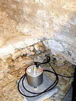 Seismometer of the seismological station in Aachen Cathedral AC Dom Seismometer.jpg