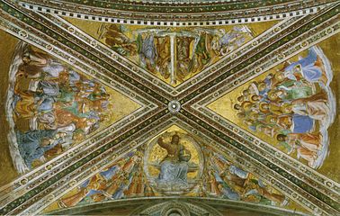 Fresko, Cappella di San Brizio, 1447