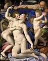 Alegoría del triunfo de Venus, de Bronzino, 1540-1550.