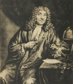 Antonie van Leeuwenhoek, the first microbiologist and the first to observe microorganisms using a microscope