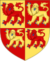 Escudo de armas de Llywelyn el Grande (siglo XIII), usado por el Príncipe de Gales desde 1911.