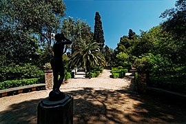 Vue des jardins.