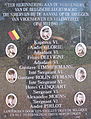 Gedenkplaat omgekomen Belgische piloten