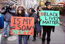 Black Lives Matter protest at Herald Square, Manhattan, November 2014 Black Lives Matter protest.jpg