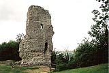 Remains of Bramber Castle, the original administrative centre of the Rape