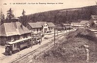 Bahnhof La Schlucht der französischen Tramways de Gérardmer