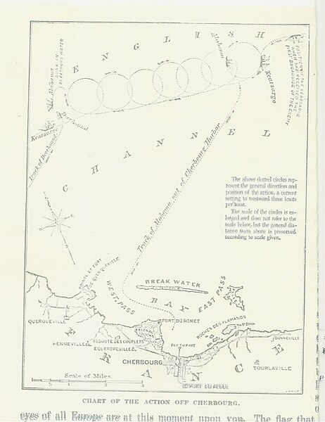 File:Chart of Battle Between the CSS Alabama and the USS Kearsarge 1864.jpg