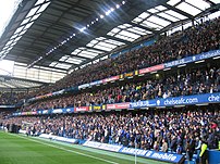 The East Stand during a match in 2006. The cos...