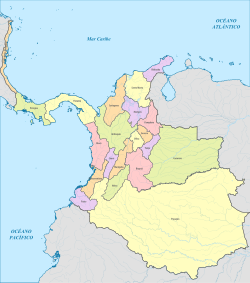 Lokacija Republike Nove Granade