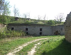 L'intérieur du fort,