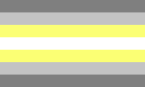 Demigender, demienby or deminonbinary flag