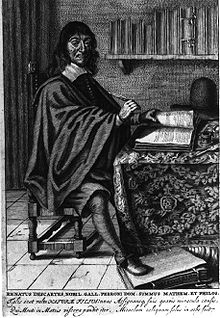 René Descartes en su Oficina