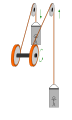 Schema dvoububnového těžního stroje