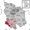 Lage der Gemeinde Egmating im Landkreis Ebersberg