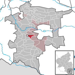 Poziția localității Eschbach