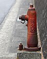 一般的な鋳鉄製地上式単口消火栓