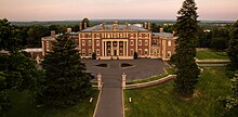 Wren's Hampton Court inspired Florham, a Vanderbilt family house in Madison, New Jersey. Florham Park from the mini-drone.jpg