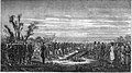 Funérailles du général Édouard Collineau à Tsien Tsin, le 15 janvier 1861.