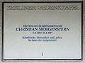 Jeho pamětní deska (Berlin-Charlottenburg; Stuttgarter Platz 4)