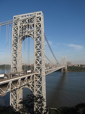 The George Washington Bridge over the Hudson R...