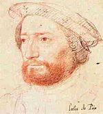 Jean-François de La Rocque de Roberval, par Jean Clouet, 1540