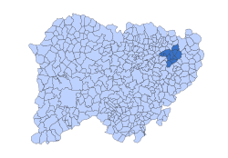 Location in Salamanca