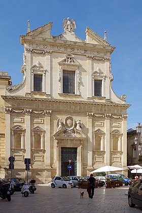 L'église du Gesù, à Lecce