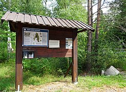 Lejondals naturreservat, infotavla.