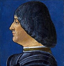 Ludovico Sforza portréja(Giovanni Ambrogio de Predis műve)