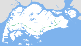 East West Line op de kaart
