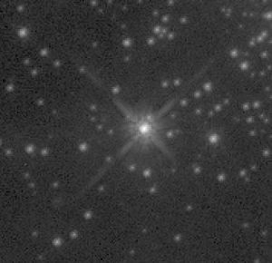 Изображение звезды, полученное космическим телескопом «Хаббл»
