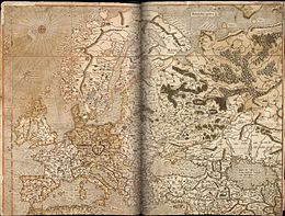 Gerardus Mercator's map of Europe, 1554 MercatormapFullEurope16thcentury.jpg