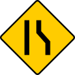 SP-21: Asymmetrical road narrows