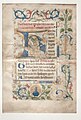 Libro d'ore medievale in olandese, opera di un miniatore anonimo di Delft
