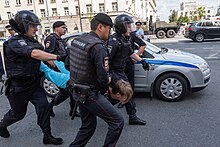 Moscow rally in support of opposition candidates for the Moscow City Duma. July 27, 2019. Moscow (2019-07-27), photo by Ilya Varlamov DSC 1887.jpg