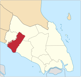 Muar District in Johor