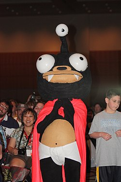 Cosplay de Nibbler.