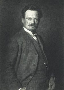 Adolf Miethe v roce 1905 na fotografii Nicoly Percheida.